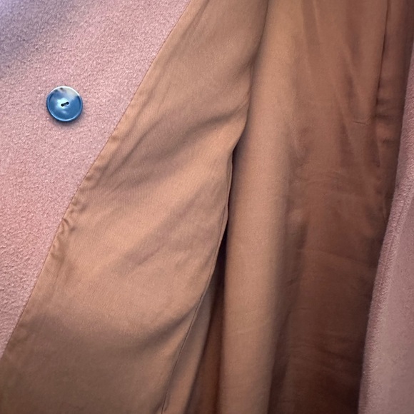 Vince Double-Breasted Rust Coat - Picture 4 of 6